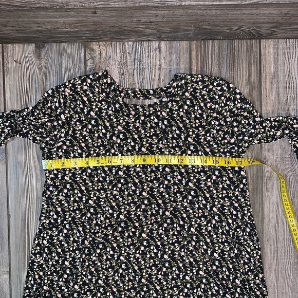 BCBG Black Floral Dress - Picture 3 of 5